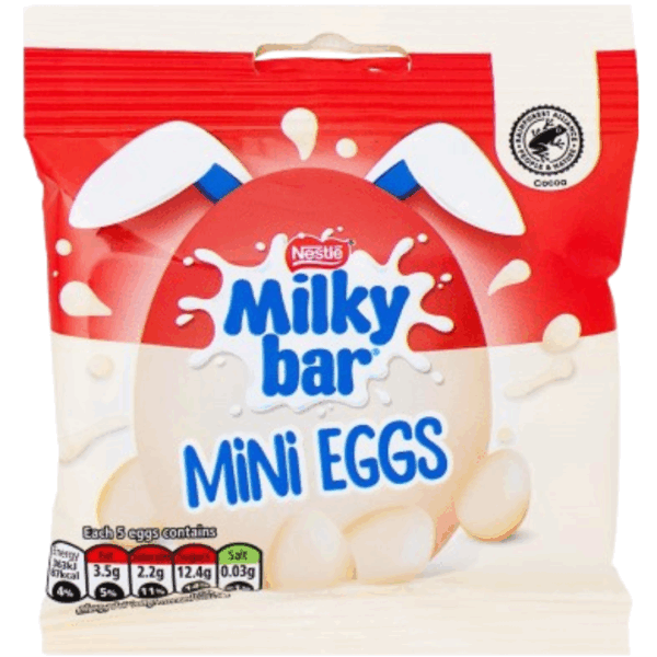 Nestle Milkybar Mini Egg Pouch British Peg Bag 13x80g