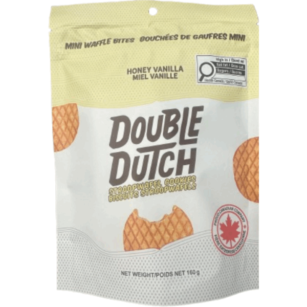 Double Dutch Stroopwafel Cookies Honey Vanilla Mini Bites 12x160g