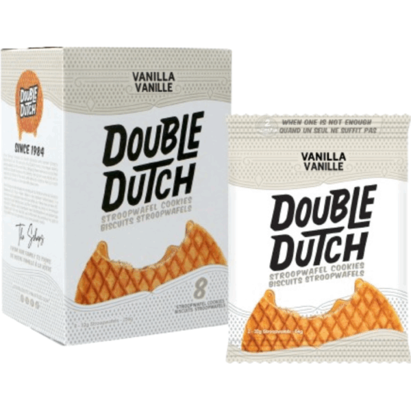 Double Dutch Stroopwafel Cookies Vanilla 8x2pkx32g