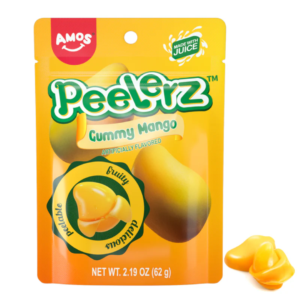 Amos Peelerz Gummy Mango Peg Bag 12x6oz