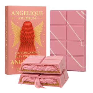 Angelique Premium Angel Hair Cotton Candy and Ruby Chocolate 144g