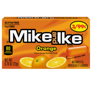 Just Born Mike and Ike Orange Price Marked 24x0.78oz