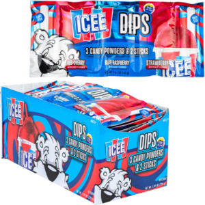 Koko's Icee Dips Candy Powder With Stick Three Pack 18x1.41oz