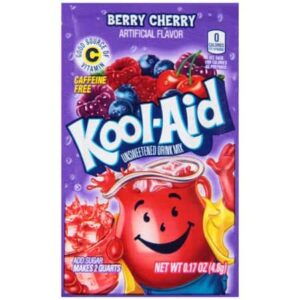 Kraft Kool-Aid Drink Mix Unsweetened Berry Cherry 48