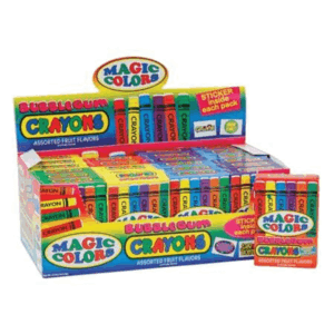 Magic Colours Bubble Gum Crayons 24