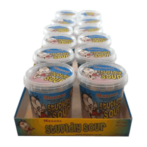 Maxons Stupidly Sour Bubblegum Boiled Sweets British 12x100g
