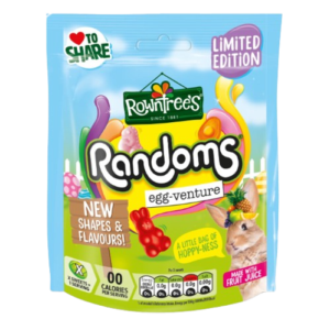 Rowntrees Randoms Egg Venture Spring Pouch British 9x130g