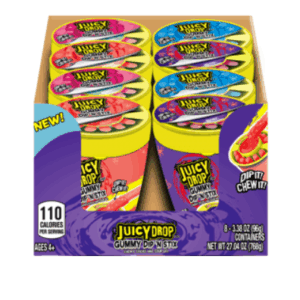 Topps Juicy Drop Gummy Dip 'N Stick 8x4.25oz