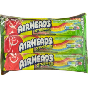 Airheads Xtremes Belts Rainbow Berry 18x57g