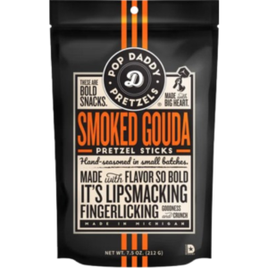 Pop Daddy Smoked Gouda Pretzels 12x7.5oz