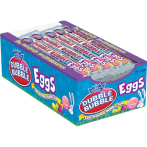 Concord Double Bubble Easter Eggs Seven pcs Tube 24