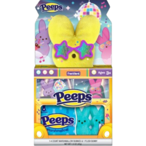 Frankford Peeps Bunny Plush Disco Bus Gift Set 6x1.5oz