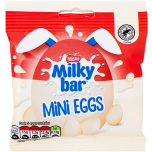 Nestle Milkybar Mini Egg Pouch British Peg Bag 13x80g