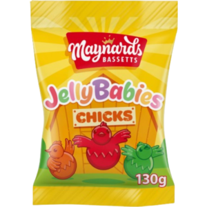 Maynards Bassetts Jelly Babies Chicks Easter British 10x130g