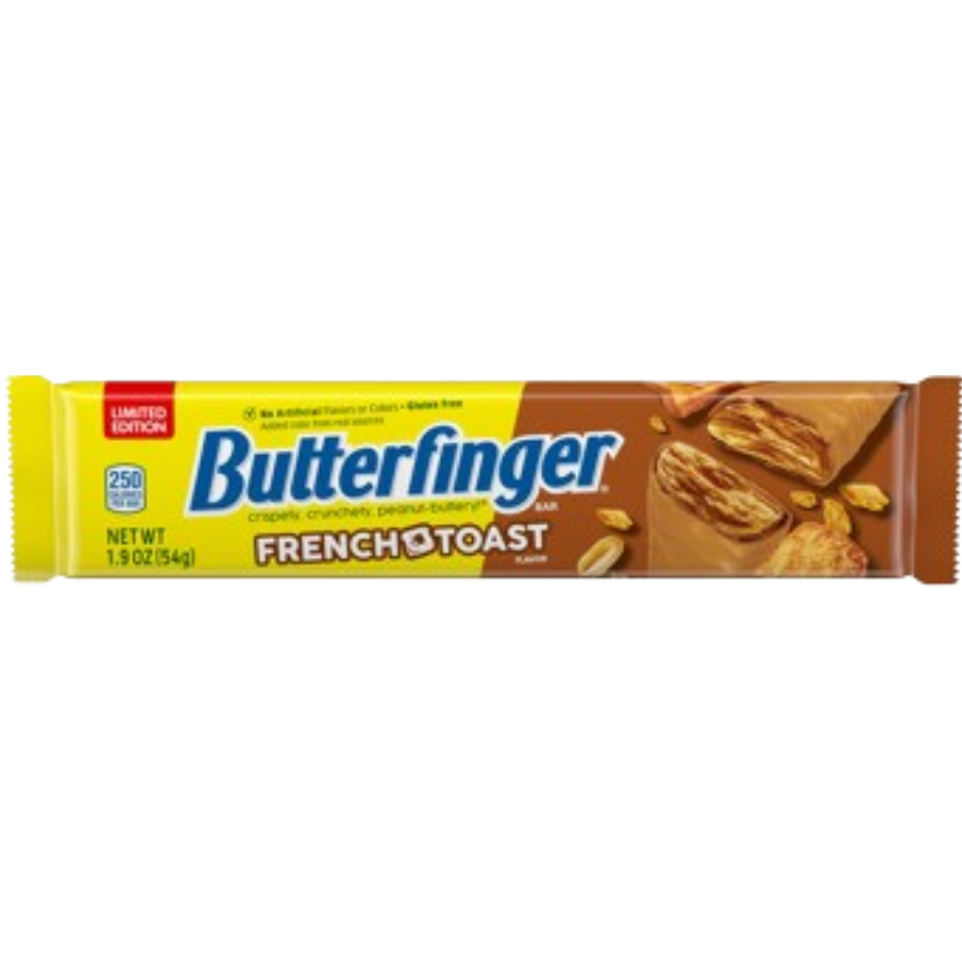 Nestle Butterfinger Limited Eddition French Toast Single Size 18x1.9oz Nestle Butterfinger Limited Eddition French Toast Single Size 18x1.9oz