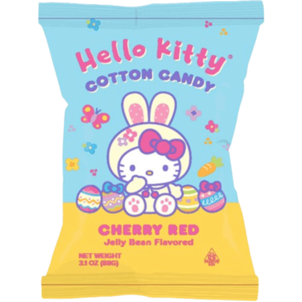 Taste Of Nature Hello Kitty Easter Jelly Bean Cotton Candy 12x3.1oz
