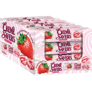 Creme Savers Rolls Strawberries & Creme 24