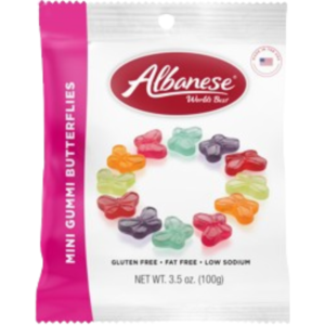 Albanese Peg Bag Mini Gummi Butterflies 12x3.5oz