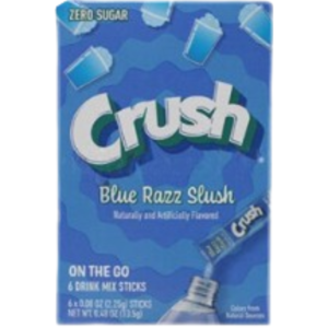Crush Single To Go Sugar Free Blue Razz Rush 12