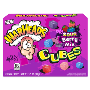 Warheads Cubes Sour Berry Mix TB 12x3.5oz