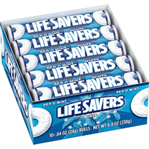 Wrigley Life Savers Pep-O-Mint Roll 20