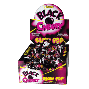 Charms Blow Pops Black Cherry 48