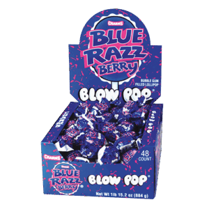 Charms Blow Pops Blue Raspberry 48