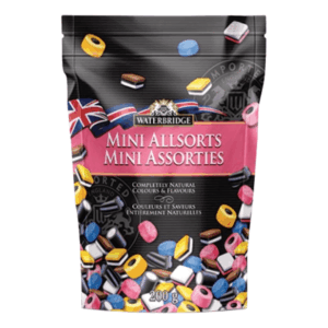 Waterbridge Licorice Allsorts Mini British 15x200g