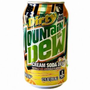 Mountain Dew Dirty Cream Soda Zero 12x355ml (Best Before September 14 2026)