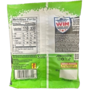 Sour Patch Kids Strikers Black Raspberry Peg Bag 12x3.17oz