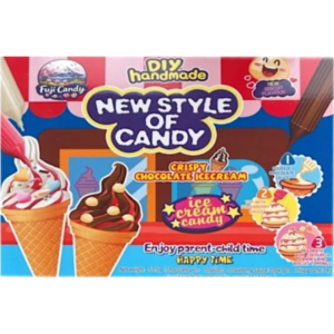 Fuji Candy DIY Handmade Crispy Chocolate Ice Cream Shop Kit Box 12x53.5g