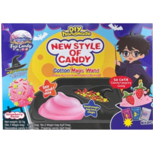 Fuji Candy DIY Handmade Cotton Magic Wand Kit Box 12x22.5g
