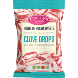 Crillys Sweets Clove Drops British 16x100g