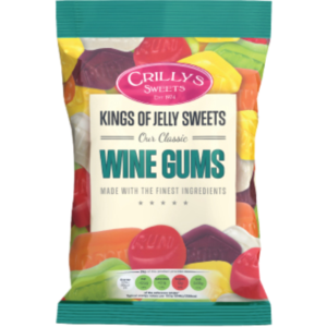 Crillys Sweets Wine Gums British 16x100g