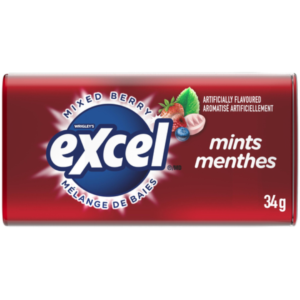 Excel Mints Mixed Berry 8x34g