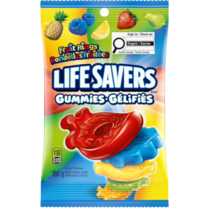 Life Savers Gummies Fruit Rings 12x180g