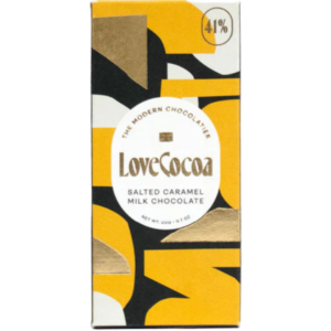 Love Cocoa Milk Chocolate Salted Caramel Mini Bar British 20x20g