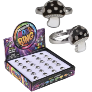 RIN Mushroom Mood Ring 0.5" 24