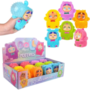 RIN Doll Collection Puffers 4" 12