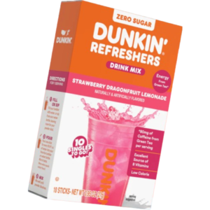 Dunkin Single To Go Strawberry Dragonfruit Lemonade Ten Pack 12