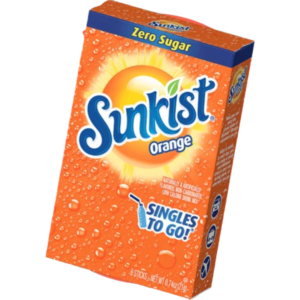 Sunkist Single To Go Orange Zero Sugar 12x6