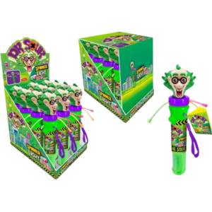 Dr. Sour Spinner Light Filled With Sour Cubes Candies 12x4g