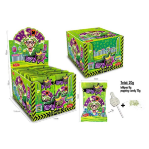 Dr. Sour Dip 'N Pop 24x20g
