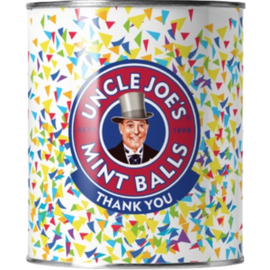 Uncle Joe's Mint Balls Thank You Tin British 6x120g