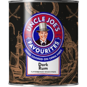Uncle Joe's Dark Rum Tin British 6x120g