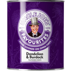 Uncle Joe's Dandelion & Burdock Tin British 6x120g