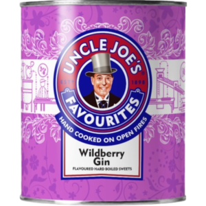 Uncle Joe's Wildberry Gin Tin British 6x120g