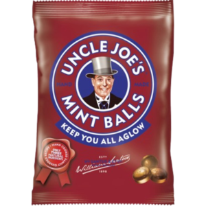 Uncle Joe's Mint Balls Peg Bag British 12x90g