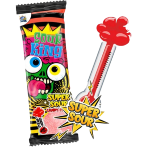 Sour King Super Sour candy Papers Strawberry 40x15g
