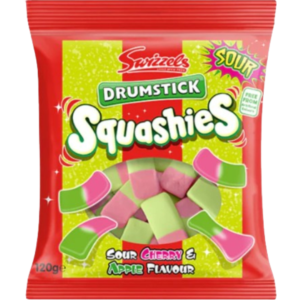 Swizzels Squashies Sour Cherry Apple British 12x120g